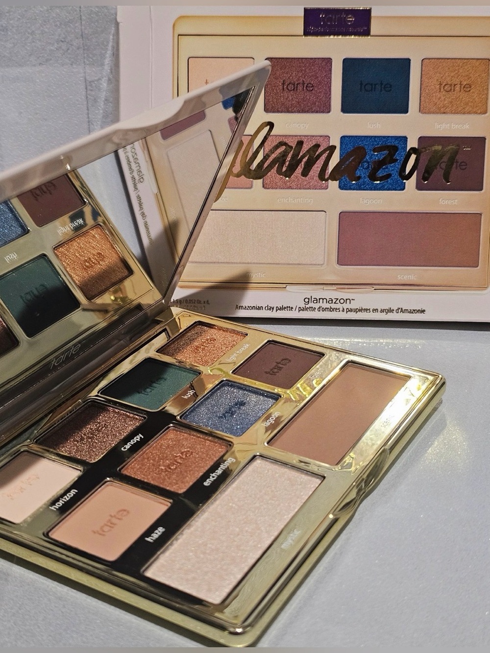 NIB~Tarte Glamazon Amazonian Clay Eyeshadow Palette~ Retail $50